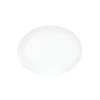 Cal-Mil 22458-912-15 9in x 12in White Melamine Shallow Coupe Platter - 6 Each 
