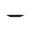 Cal-Mil 24058-1612-13 16inx 12in x 1.5"H Black Melamine Hand Thrown Platter - 6 Each 