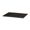 Cal-Mil 24407-1012-124 10.75in x 13.5in x 0.5"H Black Marble Melamine Tray - 6 Each 