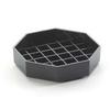 Cal-Mil 308-4-13 Classic 4in x 4in Black Octagon Drip Tray - 1dz 