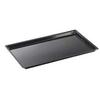 Cal-Mil 325-12-13 12in x 20in x 1"H Black Acrylic Shallow Display Tray - 4 Each 