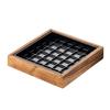 Cal-Mil 330-6-99 Madera 6in x 6in Rustic Pine Square Drip Tray - 6 Each 
