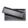 Cal-Mil 3459-217-65M 21in x 7in x 1"H Black Melamine Platter - 3 Each 