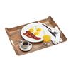 Cal-Mil 3563-47M 20inx 15.5in x 2"H Hickory Melamine Room Service Tray - 6 Each 
