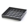 Cal-Mil 681-6-13 Classic 6in x 6in Black Square Drip Tray - 1dz 