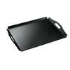 Cal-Mil 930-2-13 16in x 13in x 1"H Black Plastic Low Profile Room Service Tray 