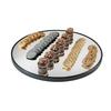 Cal-Mil RR240 Gourmet 24in Dia. x 1"H Mirror Acrylic Display Tray 