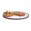 Cal-Mil RR322 Gourmet 24in x 32in x 1"H Oval Mirror Display Tray 
