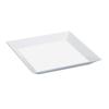 Cal-Mil SR252 11in x 11in x 1"H White Melamine Square Platter - 3 Each 