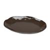 Cal-Mil 22306-912-101 Marin 12in x 9in Cinder Melamie Oval Platter - 6 Each 