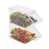 Cal-Mil 492 Classic 4.5in x 11in Clear Acrylic Topping Bin - 2 Each 