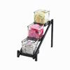 Cal-Mil 1149-13 6.25in x 13.25in Black 3-Tier Condiment Organizer 