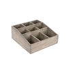 Cal-Mil 1714-110 Aspen 12in x 12in (9) Section Condiment Holder 