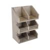 Cal-Mil 2054-110 Aspen 7in x 11in Clear Acrylic Condiment Organizer 