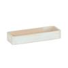 Cal-Mil 22384-3-113 Newport 5in x 12.75in Pinewood Condiment Organizer 