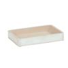 Cal-Mil 22384-6-113 Newport 9in x 12.75in Pinewood Condiment Organizer 