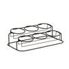 Cal-Mil 22601-32-13 Madison 19in x 11in x 5.25"H Black Condiment Organizer 