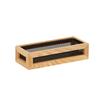Cal-Mil 22902-3-115 Camden 12.75in x 5in x 4.5"H Black Condiment Organizer 