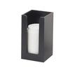 Cal-Mil 298-96 Midnight Bamboo 4.5in x 4.5in x 8"H Napkin/Lid/Cup Organizer 