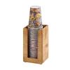 Cal-Mil 298-99 Madera 4.5in x 4.5in x 8.5"H Rustic Pine Cup & Lid Organizer 