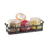 Cal-Mil 3335-13 12.75in x 5in x 5"H Metal Frame Condiment Organizer 