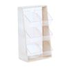 Cal-Mil 3569-6-113 Newport 6.5in x 12in x 20.5"H White Pine Wood Condiment Holder 