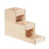 Cal-Mil 3612-71 Blonde 5.25in x 14.5in x 12.5"H Condiment Organizer 
