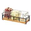 Cal-Mil 3714-99 Madera 13.5in x 4.5in x 4.75"H Rustic Pine Condiment Organizer 