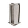 Cal-Mil 378-110 Aspen 9in x 9in x 18.5"H Gray Pine Wood Cup & Lid Organizer 
