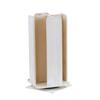 Cal-Mil 378-113 Newport 9in x 9in x 18.5"H White Pine Wood Cup & Lid Organizer 