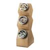Cal-Mil 1016-3-60 Bamboo 6.25in x 9.5in 3-Tier Vertical Flatware Holder 