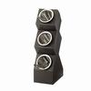 Cal-Mil 1016-3-96 Midnight Bamboo 6.25in x 9.5in 3-Tier Vertical Flatware Holder 