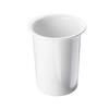 Cal-Mil 1017-15 4.5in Dia. x 5.5"H White Melamine Flatware Holder 