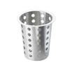 Cal-Mil 1017-39 4.5"Dia.x 5.5"H Stainless Steel Perforated Flatware Holder 