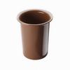 Cal-Mil 1017-62 4.5in Dia. x 5.5"H Terracotta Melamine Flatware Holder 