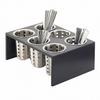 Cal-Mil 1425-6-96 Midnight Bamboo 16in x 11in x 6"H Flatware Organizer 