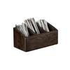 Cal-Mil 22424-112 Heritage 5.5in x 10.5in x 5"H (3) Sections Flatware Holder 