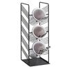Cal-Mil 4105-13 Portland 6.75in x 7.75in x 19"H Black Wire Flatware Holder 