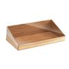 Cal-Mil 1332-12-60 Bamboo 20in x 12in Countertop Bin with Lid 