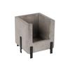 Cal-Mil 22407-6-110 Aspen 6in x 6in Gray-Washed Pine Wood Stacking Bin 