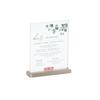 Cal-Mil 22385-811-55 Modern 9.25in x 2.6in Stainless Steel Sign Holder - 3 Each 