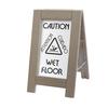 Cal-Mil 3504 12in x 17.5in Composite Dual-Sided Outdoor "Wet Floor" Sign 