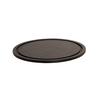 Cal-Mil 3337-15-13 15in Dia. x 0.5"H Black Wood Serving Board - 3 Each 
