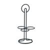 Cal-Mil 3366-13 5.25in Dia. x 11.75"H Black Wire Trio Taster Caddy - 3 Each 