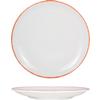 International Tableware, Inc PR-21-R Provincial 12in European White Porcelain Round Plate - 1dz 