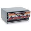 Nemco Stainless Moist Heat Hot Dog Food Warmer 32 Bun Capacity - 8027-BW 