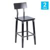 Flash Furniture 2-XU-DG-W0236B-BLK-GG - Item 275289