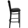 Flash Furniture XU-6F8BXBK-BAR-BLKV-GG - Item 275462