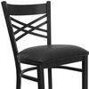 Flash Furniture XU-6F8BXBK-BAR-BLKV-GG - Item 275462