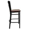 Flash Furniture XU-6F8BXBK-BAR-MAHW-GG - Item 275467